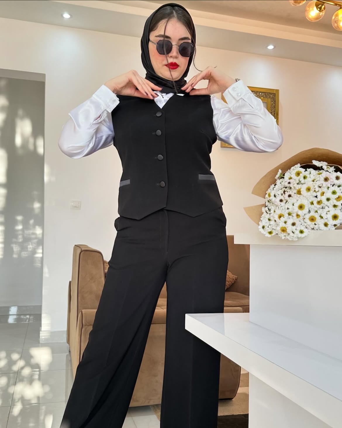 شلوار کرپ مرویجت زنانه مدل 8089